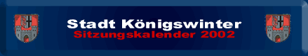 Sitzungskalender
